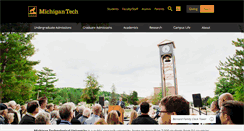 Desktop Screenshot of mtu.edu