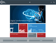 Tablet Screenshot of mtu.de
